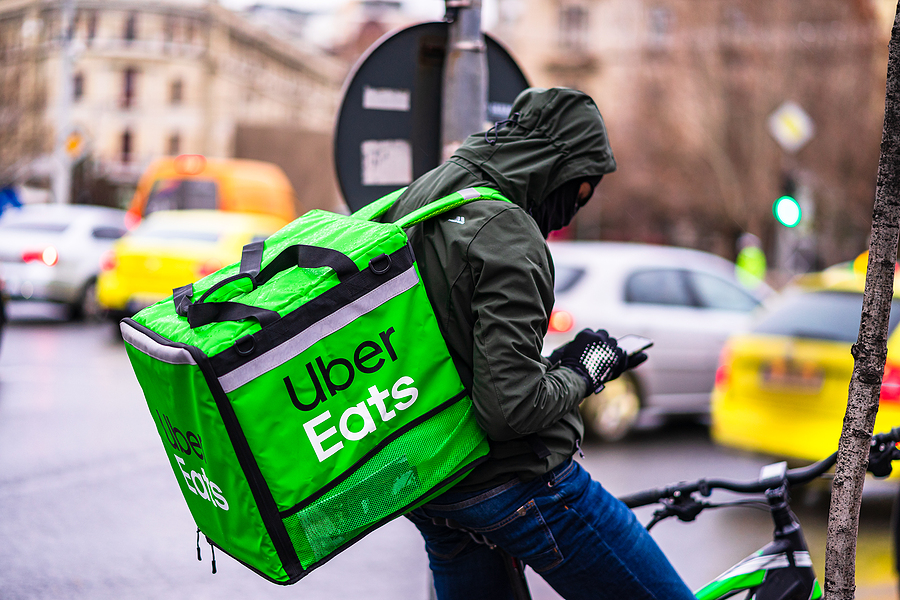 uber eats bicycle